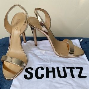Gold SCHUTZ Luriane Sandal